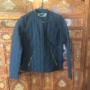 Quilted Navy Jacket